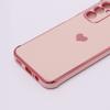 Case for Samsung Galaxy A14 4G/5G, Electro heart, pink rose gold
