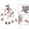 Unique Turtle Wind Chime Creative Design for Your Courtyard or Garden Melodic Sound for a Tranquil Atmosphere Sturdy and