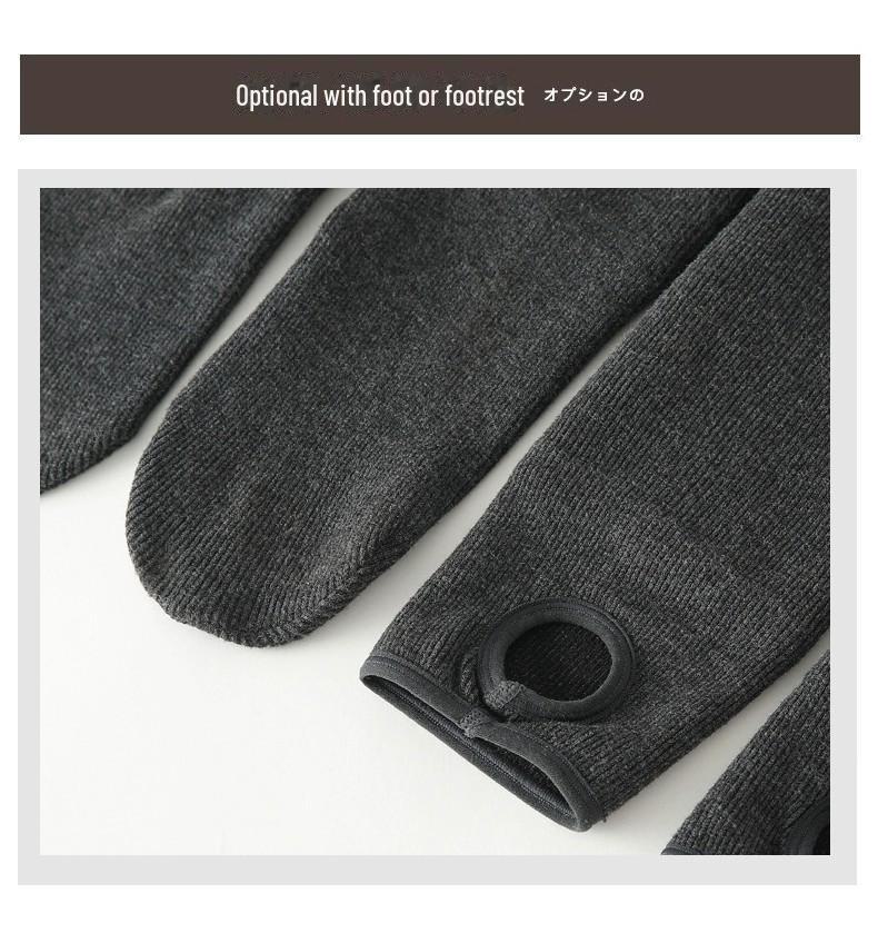 Женские леггинсы из серого бархата с высокой талией: Утягивающий, теплый, с вертикальными полосками для осени/зимы.