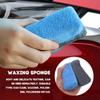 3/1 шт. Микрофибровая губка-аппликатор, салфетки для чистки автомобиля, губка для полировки с воском, сверхтонкая волокнистая ткань, губка для протирки