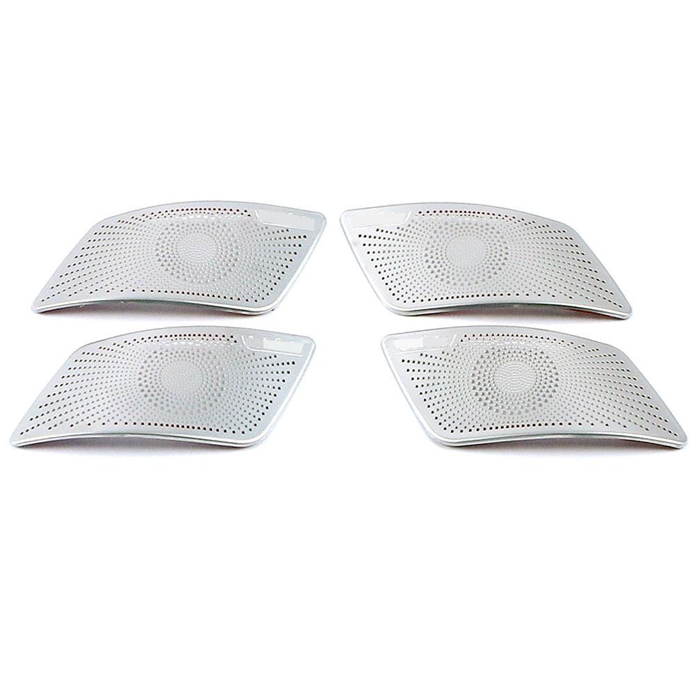 For GWM Tank 300 2024 2024 Inner Door Handle Speaker Audio Loudspeaker Cover Trim Interior Accessories Stainless Steel Cap