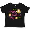 Inktastic Happy Mothers Day With Flowers Toddler T-Shirt For Family Hand Drawn
