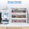 1:64 Scale Model Car Display Case, 3-Tier Acrylic Showcase with LED Lights, Modern Rectangle Design, USB Powered, 30x11.5x30cm