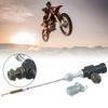 Black Motorcycle Hydraulic Clutch Brake Pump Kit Aluminum Material Designed for Most Motorcycles M10x1 25mm Thread Size