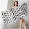 Ultrafine Microfiber Beach Towel Large Size Quick Dry Absorbent Digital Print Swim Cover Up Sun Protection Women Men Kids Pool Travel