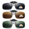 3PCS Flip Up Polarized Clip On Sunglasses Lenses UV400 Day Night Vision Driving Fishing Cycling Anti Glare Glasses Clips
