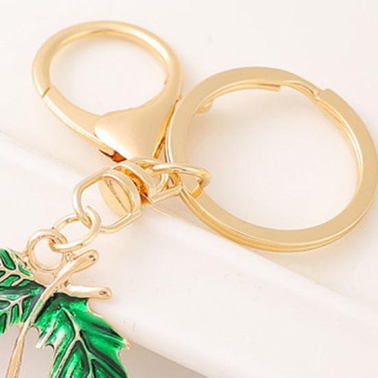 Girl Keyring Cherry Shape Charm Sparkling Rhinestone Keychain Pendant Bag Handbags Backpacks Charm Accessories