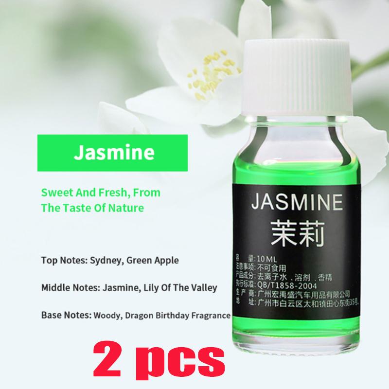 Car Fragrance Car Air Freshener Refill Liquid Perfume Essential Oil Natural Plant Aroma Diffuser Auto Interior Accessories 10ml