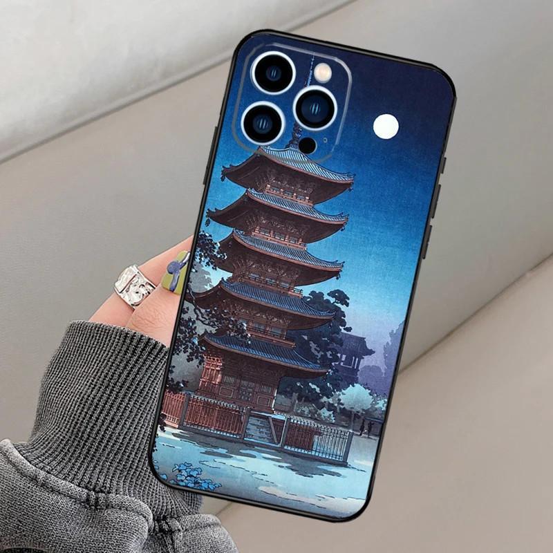 Подходит для Apple IPhone13 Mini Чехол для мобильного телефона Ukiyo-e Japanese Art Чехол для мобильного телефона Hair Painting Anti Drop