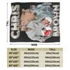 Chris Brown Tour 2025 Throw Fashion Blanket for Couch  Soft Cozy Plush Fashion Blanket es Multi-size Bedspreads for All Seasons