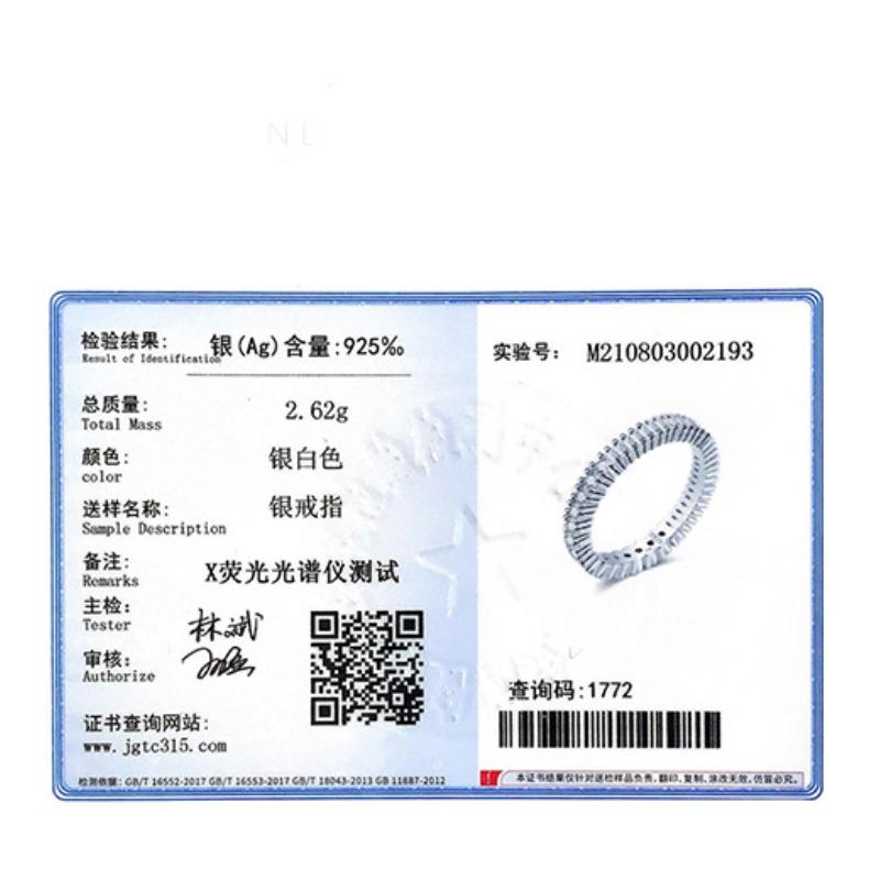 Tancise Classic 925 Sterling Silver Zircon Ring Ladies Jewelry Wedding Promise Party Gift