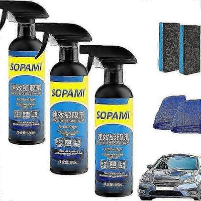 1-3 комплекта Sopami Спрей для покрытия автомобиля, Защитный Быстрый Автомобильный Воск-Полироль Для Автомобиля И Мотоцикла