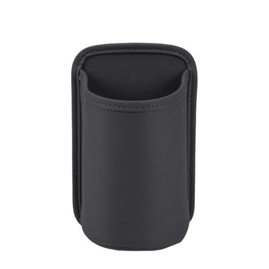 Vehicle Side Storage Bag Faux Leather Car Door Cup Holder, Wide-Mouth Clip Drink Holder for Interior Pocket Back Seat, Door, Headrest Multi-Functional