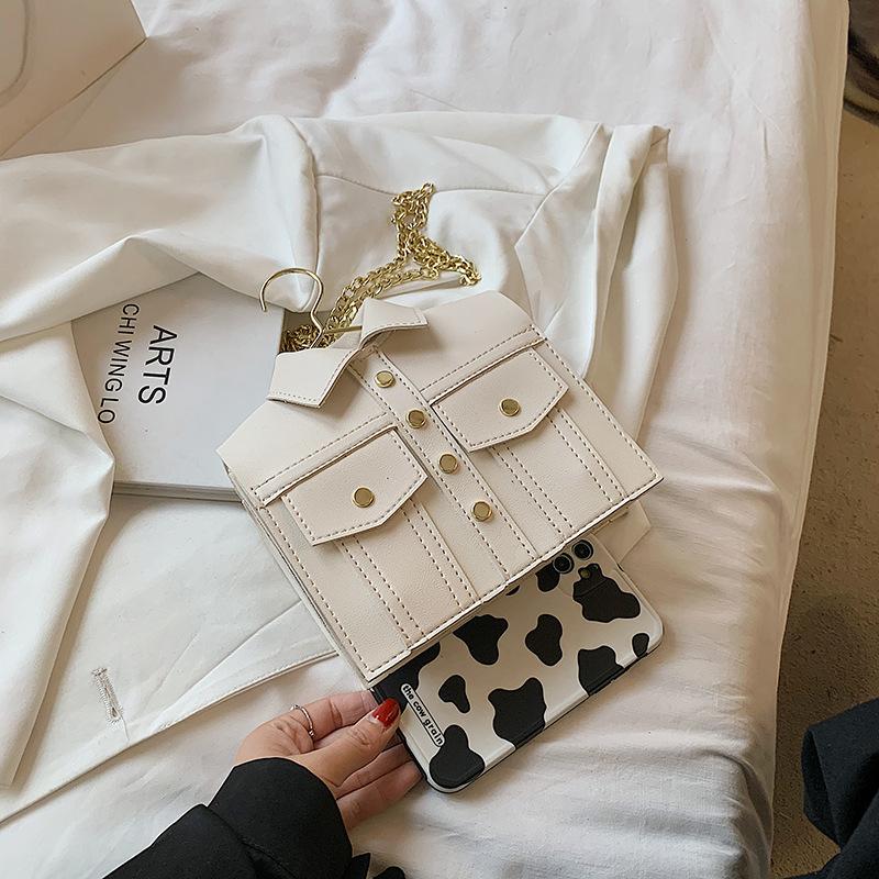 Luxury Brand Jacket Shoulder Bag for Women PU Crossbody Bags Cute Purse and Handbag Designer Chain Crossbody Bag