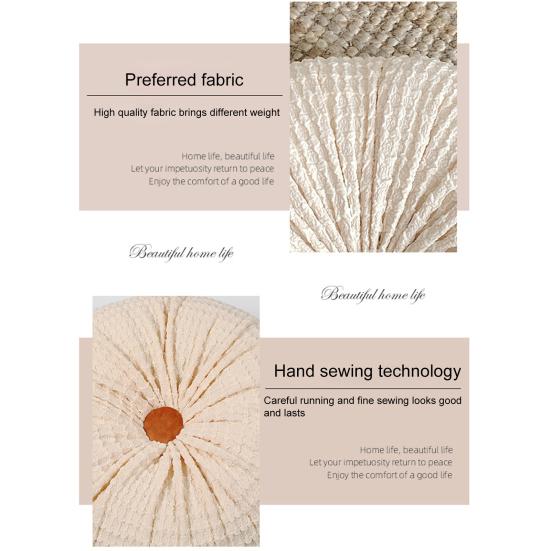 Декоративные подушки в европейском стиле, легкие, роскошные, однотонные, в форме колеса, круглый стул ручной работы, офисные подушки, диванная подушка, футон