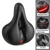 Safety Warning Bike Seat Breathable Bicycle Cushion Comfortable Bike Saddle Padded Men Women