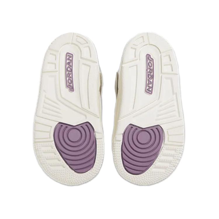 Air Jordan Spizike Low TD Lets Play! Baby Sneakers Cream Legend-Light-Brown Violet-Dust FQ3952-200