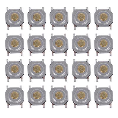 200 шт. Тактильная кнопочная микрокнопка Латунь Водонепроницаемая Легкое касание Патч SMD 4 x 4 x 1.5