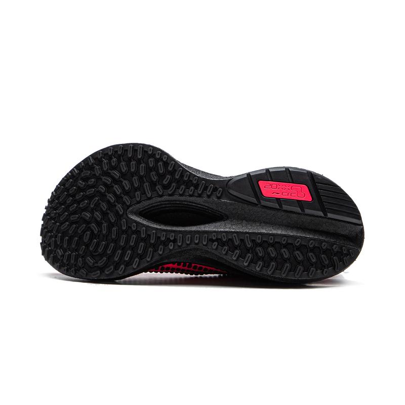 Li Ning Trendy Versatile Non-Slip Wear-Resistant Low-Top Casual Shoes Unisex Casual Shoes Red Black AZGU043-7