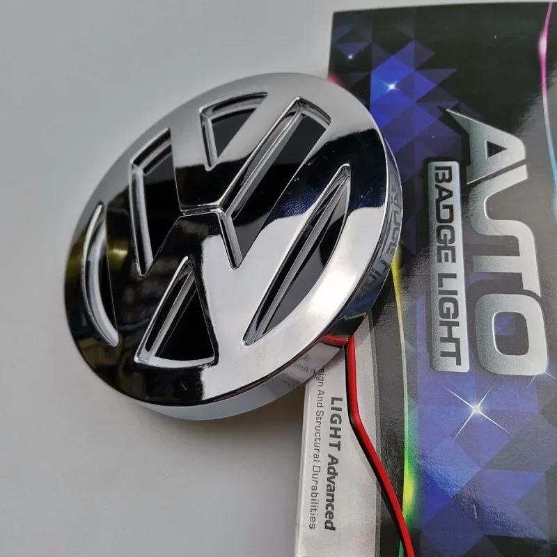 VW GTI GOLF Valve Stems Caps 2026 Hot Volkswagen VW Hot Aerials 11cm 5D LED For Volkswagen VW logo light, front grille logo ligh