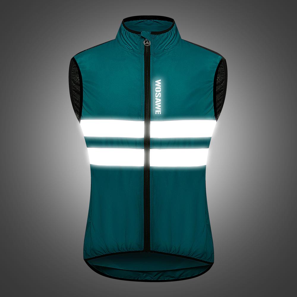 Велосипедный жилет WOSAWE MTB Велосипедная спортивная ветрозащитная куртка без рукавов для велосипеда