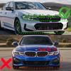 MP Style Front Bumper Splitter Lip Spoiler Guard Body Kit For BMW G20 G21 M-Sport 320i 325i 330i 320d M340i LCI 2022-2024 Tuning