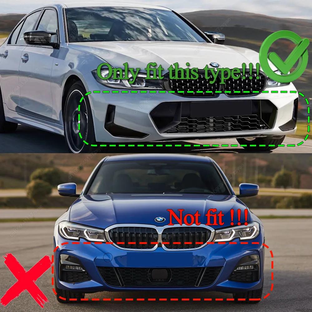 MP Style Front Bumper Splitter Lip Spoiler Guard Body Kit For BMW G20 G21 M-Sport 320i 325i 330i 320d M340i LCI 2022-2024 Tuning
