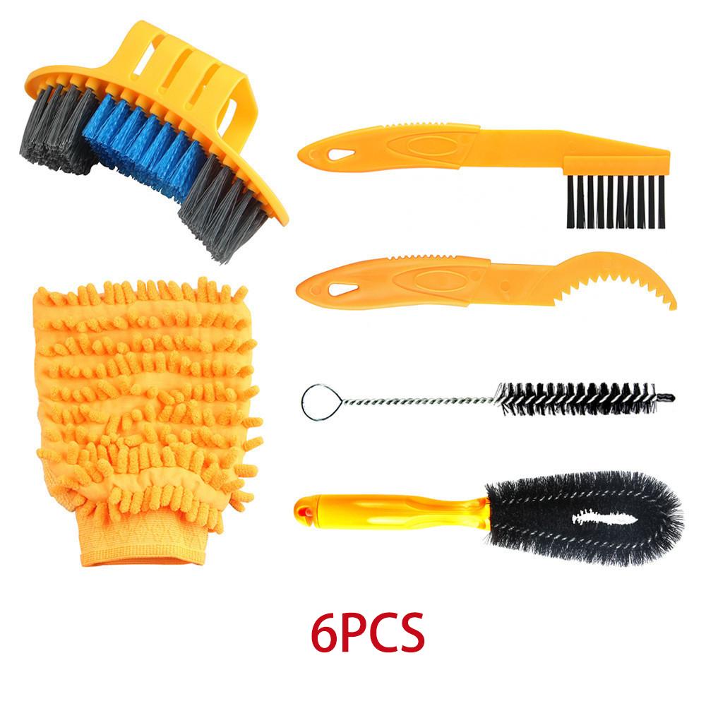 Щетка для чистки цепи для горного велосипеда, набор щеток для шин, инструмент для обслуживания