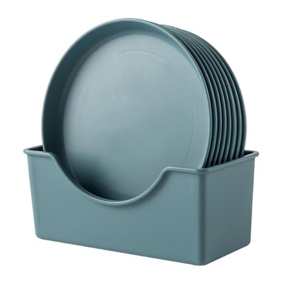 1 набор вертелов, легко моется, многоразовая 6-дюймовая тарелка для фруктов в японском стиле с подставкой для хранения, для ежедневного использования