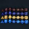 7pcs Dice DND D4, D6, D8, D10, D%, D12, D20 Board Game Accessories Polyhedral Glitter Dice Set
