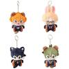 Plush Character Haikyuu Toys Anime Keychains Cartoon Bag Pendant Kids Gifts