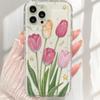 Fashion Tulip Flower Pattern Phone Case For Samsung Galaxy S26 Ultra S25 S24 S23 S22 Plus S21 FE A14 A35 A55 A54 5G Soft Cover
