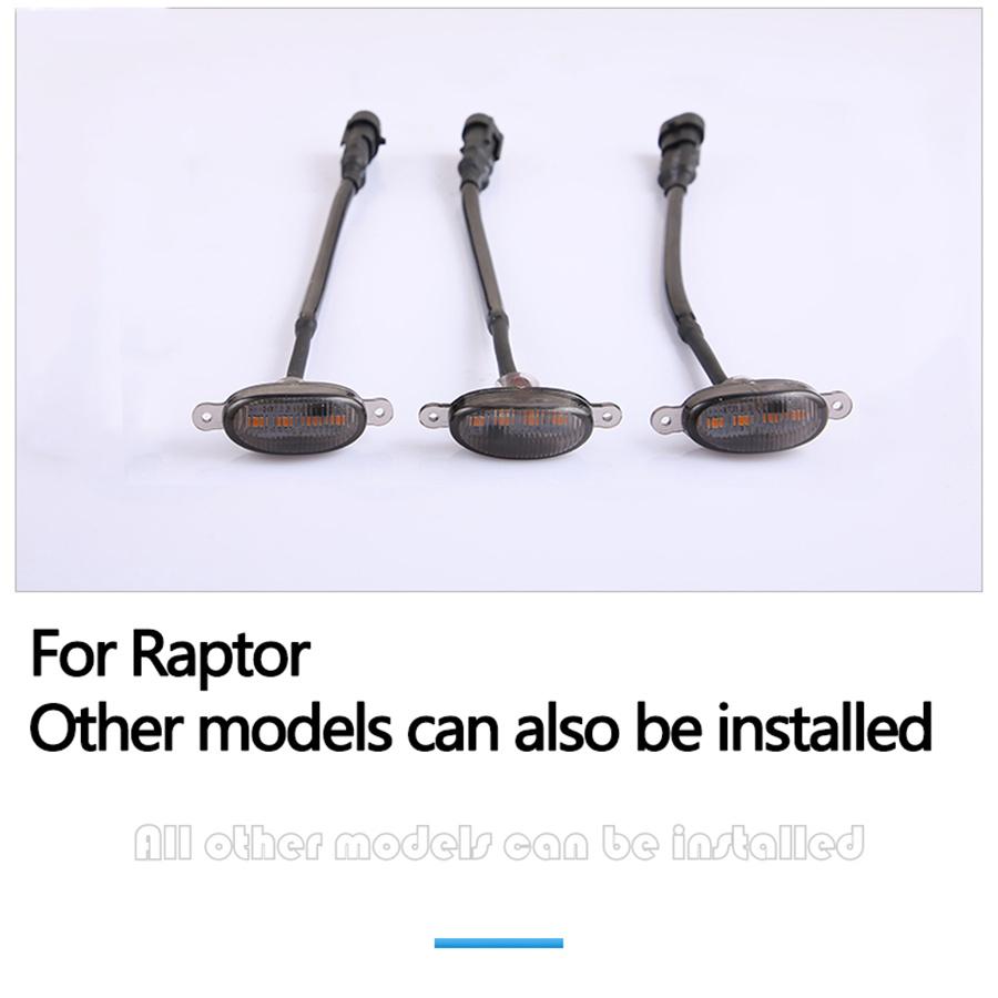 Новые 3 шт. светодиодные накладки на решетку радиатора в стиле Raptor для Chevrolet Silverado 1500 16-21