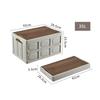 GIANXI Wooden Lid Camping Table Household Portable Folding Table Storage Outdoor Table Pliante Outdoors Furniture Storage Box