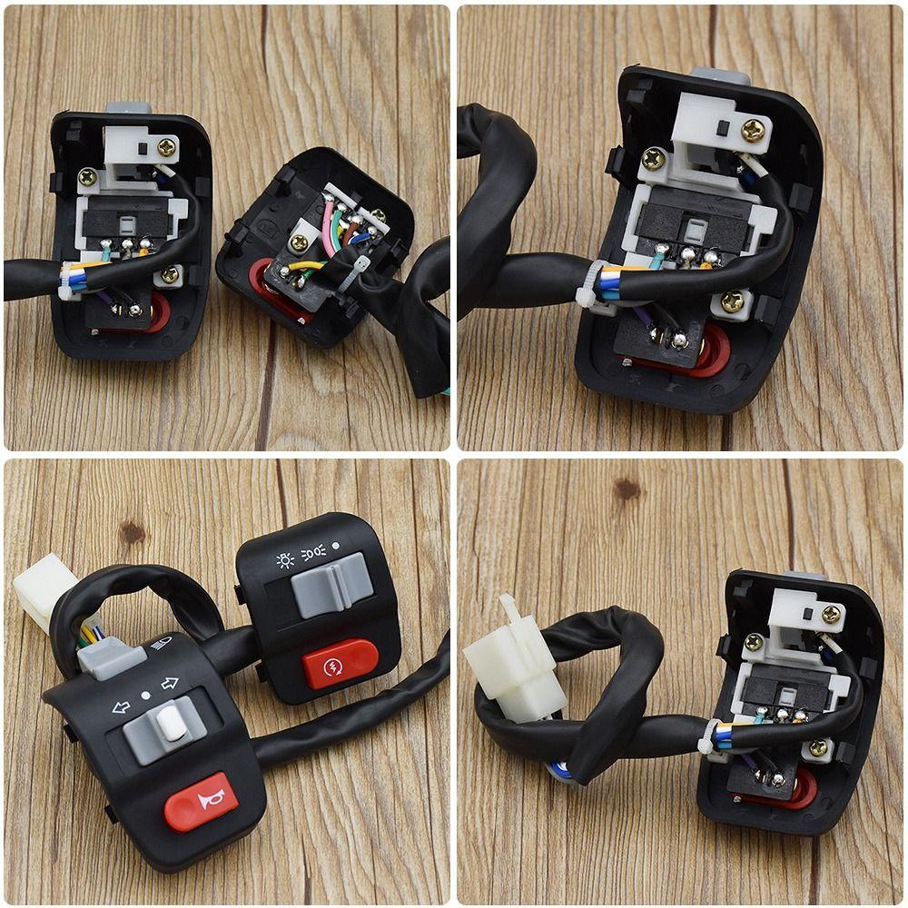 Accessories LED Light Switch Horn Switch Motorcycle Parts Headlight Handle Switch Flash Switch
