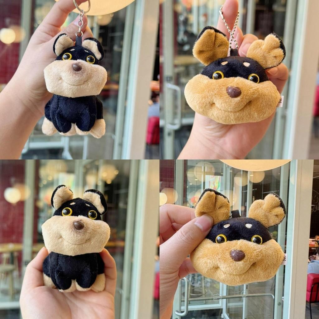 Cute Animal Bee Dog Plush Keychain Pendant Doll Keyring For Gifts
