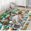 1pc, City Traffic Play Mat, Large Non-Woven Game Pad, Waterproof Moisture-proof, Modern Style, Interactive Road Map For Kids Playing With Toy Cars