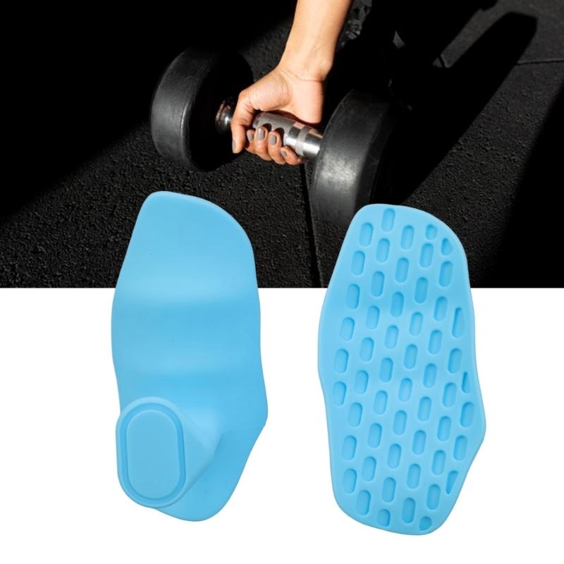 Dumbbell Fitness Gripper Gloves Silicone Hand Gripper Weight Lifting Grip Sports Gym Gloves Grip Strengthener Enduring