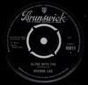 7-дюймовая пластинка BRENDA LEE  Alone With You 05911 Brunswick 1964 UK Rock Б/у