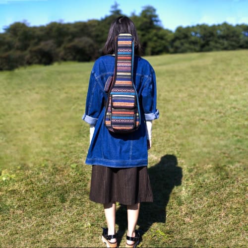 GONKISS Ethnic-Style Ukulele Case/Soft Case (Soprano)