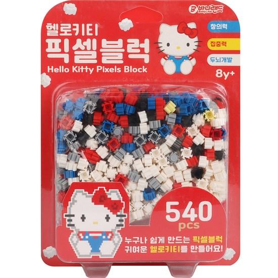 Sanrio Bunnyland Hello Kitty Pixel Block, a Popular Character In Korea