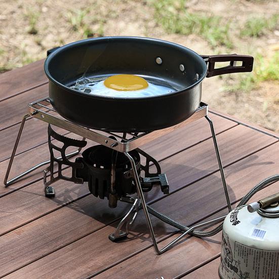 Folding Outdoor Camping Stove Grill Portable Heavy Duty Stainless Steel Backpacking Cooking Barbecue Picnic Collapsible Campfire Grate Grill Rack