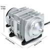 Воздушный насос Аэратор 25W/30W/35W/45W Электромагнитный воздушный компрессор Аквариум Кислородный рыбный пруд
