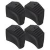 2025 Trend 4Pcs Feet Rubber Covers Suite Protector Step Household Ladder Covers Rubber Ladder Feet Ladder Accessories