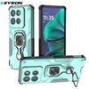 KEYSION Противоударный чехол для Motorola Edge 60 Pro 5G 60 Fusion 60S с вертикальной подставкой-кольцом для телефона для Edge 60 Stylus 5G