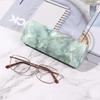 PU Sun Glasses  Box Eyeglasses Accessories Marble Pattern Strong Magnet Eyeglasses Case Glasses Box