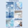 Window Cleaner Telescopic Shower Squeegee For Shower Walls Professional Scraper With Large-Capacity Water Bottle For Car Window