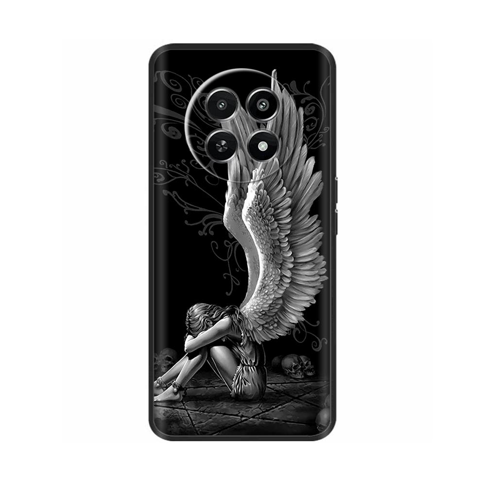 Крутой чехол-череп для Realme 12 5G Funda Мягкая силиконовая задняя крышка Мультяшные противоударные чехлы для Oppo Realme 12X realme12 Сумки Чехол
