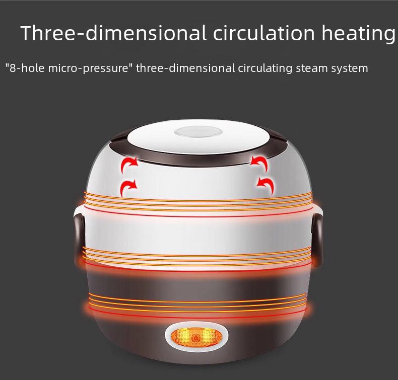 Портативный электрический ланч-бокс и рисоварка для подогрева и сохранения тепла