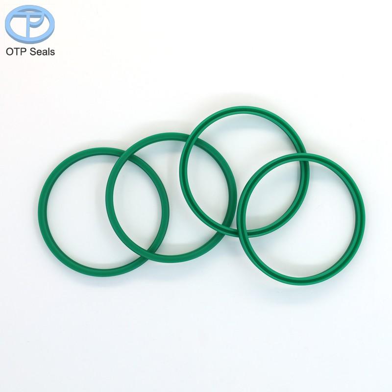 Y-type sealing ring polyurethane single lip piston rod PU green Y-ring seals non-standard parts shaped parts factory customized
